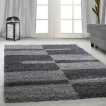 Tapis shaggy salon - brigitte - gris - 120 x 170 cm - 100% polypropylène - simpex Tapis shaggy salon - brigitte - gris - 120 x 170 cm - 100% polypropylène - simpex