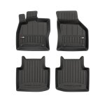 Tapis de sol 3d proline frogum pour skoda superb iii 2015 - sur mesure en caoutchouc noir