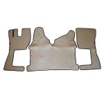 Tapis de sol antid�rapants beiges pour camions - volvo fh euro 6 ann�e 2013 - 2020
