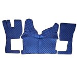 Tapis de sol antid�rapants bleus pour camions - volvo fh euro 6 ann�e 2013 - 2020