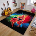 Tapis de sol antid�rapant spiderman - marvel - nvy - 4702 - noir - moderne - 120x160cm