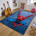 Tapis de sol antidérapant spiderman - nvy - 4605 marvel - 100x150cm - moderne - synthétique Tapis de sol antidérapant spiderman - nvy - 4605 marvel - 100x150cm - moderne - synthétique