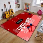 Tapis de sol antid�rapant spiderman - nvy - 4616 marvel - 150x200cm - moderne - synth�tique