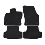 Tapis de sol - audi - q2 - noir - 4 pi�ces - renforc� sous les p�dales