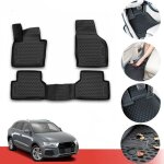 Omac 3d tapis de sol pour audi q3 8u 2011 - 2018 caoutchouc tpe noir Omac 3d tapis de sol pour audi q3 8u 2011 - 2018 caoutchouc tpe noir