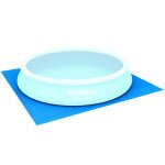 Tapis de sol - bestway - carr� - bleu - 396 x 396 cm - synth�tique