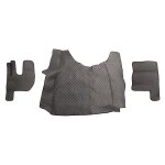 Tapis de sol de camion - gris pour renault gama t tunnel 2013 - 2021