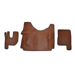 Tapis de sol de camion - marron pour renault gama t tunnel 2013 - 2021