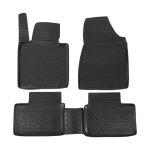 Tapis de sol en caoutchouc 3d - j&j automotive - kia ceed 2012 - 2018 - noir - sur mesure - antid�rapant ...