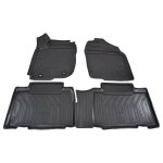 Tapis de sol en caoutchouc 3d - j&j automotive - toyota rav4 2013 - 2018 - noir - sur mesure - antid�rapant ...