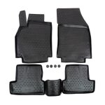 Tapis de sol en caoutchouc 3d exclusive compatible avec renault megane 4 depuis 2016 syst�me de fixation ...