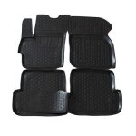 Tapis de sol en caoutchouc - j&j automotive - mazda 3 2003 - 2009 - antid�rapant - sur mesure - tpe non ...