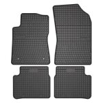 Tapis de sol en caoutchouc noir pour citroën c3 iii 2016 - frogum - bord haut et points antiglisse Tapis de sol en caoutchouc noir pour citroën c3 iii 2016 - frogum - bord haut et points antiglisse