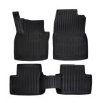 Tapis de sol en caoutchouc premium - scoutt - mazda 3 - tpe haute densit� - design 3d - protection renforc�e ...