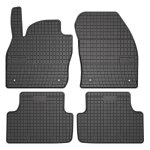 Tapis de sol en caoutchouc pour volkswagen t - cross - frogum - noir