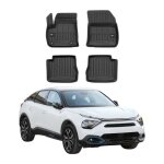 Tapis de sol pour citroen c4 2021 - 2025 tpe noir