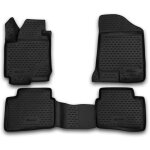 Tapis de sol - element - kia ceed 07 - 12 - caoutchouc - antid�rapant - 3d