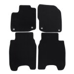 Tapis de sol - honda - civic 2012 - 2016 - 4 pi�ces - velours - antid�rapant - renforc�