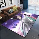 Tapis de sol imprim� dessin anim� japonais - nvy - 11725 - demon slayer kimetsu no yaiba - antid�rapant ...