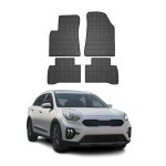 Tapis de sol pour kia niro 2016 - 2021 caoutchouc noir