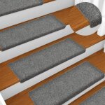 Tapis de sol lavable lot de 15 marchette escalier en polyester antid�rapantderri�re en pvc auto - absorption ...