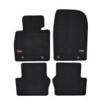 Tapis de sol - logo - mazda 2 - velours noir - 4 pi�ces - ajustement pr�cis