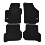 Tapis de sol - logo - seat altea - velours noir - sur mesure - antidérapant Tapis de sol - logo - seat altea - velours noir - sur mesure - antidérapant