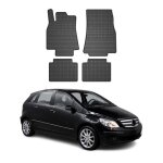 Tapis de sol pour mercedes classe b w245 2005 - 2011 caoutchouc noir Tapis de sol pour mercedes classe b w245 2005 - 2011 caoutchouc noir