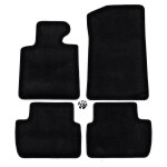 Tapis de sol - bmw - e46 - noir - 4 pi�ces - antid�rapant et imperm�able