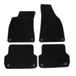 Tapis de sol noir velours - j&j automotive - audi a4 b6 / b7 - antidrapant - sur mesure - impermable ...
