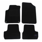 Tapis de sol noir velours - j&j automotive - citron c3 2009 - 2016 - sur mesure - antidrapant - impermable ...