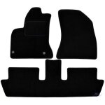 J&j automotive tapis de sol noir velours sur mesure pour citron c4 picasso 2006 - 2013