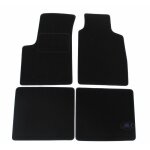 Tapis de sol noir velours - j&j automotive - fiat panda 2003 - 2012 - sur mesure - antidrapant - impermable ...