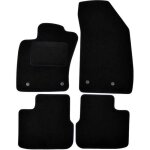 Tapis de sol noir velours - j&j automotive - fiat tipo - sur mesure - antidrapant - impermable