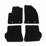 Tapis de sol noir velours - j&j automotive - ford fiesta 2002 - 2008 - sur mesure - antidrapant - impermable ...