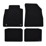 Tapis de sol noir velours - j&j automotive - nissan micra k14 - sur mesure - antid�rapant - imperm�able ...