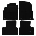 Tapis de sol noir velours - j&j automotive - opel astra j 2009 - 2015 - sur mesure - antid�rapant - imperm�abl ...