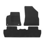 Tapis de sol - peugeot - 5008 - velours noir - 4 pi�ces - ajustement pr�cis