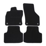 Tapis de sol - skoda - octavia 5e - velours noir - ajustement précis - renforcé sous les pédales Tapis de sol - skoda - octavia 5e - velours noir - ajustement précis - renforcé sous les pédales