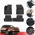 Omac tapis de sol pour peugeot 3008 2016 - 2024 sur mesure en caoutchouc noir Omac tapis de sol pour peugeot 3008 2016 - 2024 sur mesure en caoutchouc noir