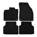 Tapis de sol - skoda - enyaq - noir - 4 pi�ces - renforc� sous les p�dales