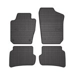Tapis de sol pour skoda fabia 2014 - 2021 caoutchouc noir