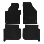 Tapis de sol - vw - touran 2011 - 2015 - 4 pi�ces - velours imperm�able - antid�rapant