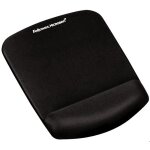 Tapis de souris repose - poignets plushtouch - noir - protection antimicrobienne microban - anti - d�rapant ...