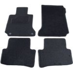 Tapis de sol pour mercedes classe c w204 (2007 - 2014) - sur mesure - lot de 4 - tapis voiture