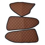 Tapis de tableau de bord + panneaux de porte int�rieurs de camion - marrons pour mercedes actros mp4 ...