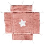 Tapis tour pour parc - domiva - terracotta - 75x95 - 100x100 cm - b�b� - mixte - 100% polyester