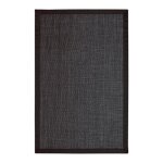 Tapis vinyle deblon avec bords - tapis pvc antid�rapant et r�sistantpour le salon la cuisine. . . noir ...