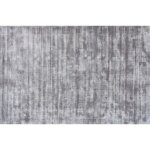 Tapis en viscose tiss  la main 90 x 150 cm - gris