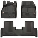 Tapis de voiture en caoutchouc - frogum - korytka 3d - renault scenic iii 2009 - 2016 - 3 pi�ces (2 avant ...